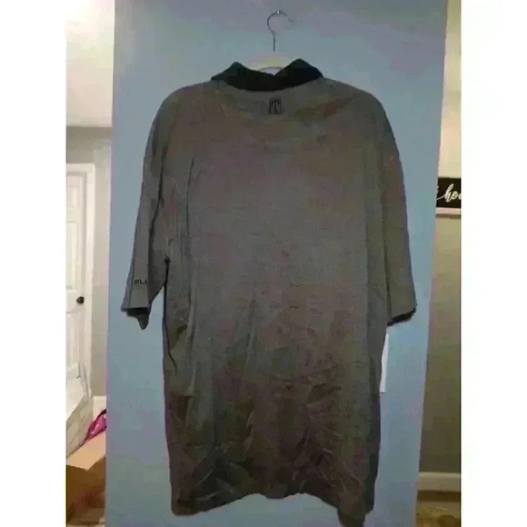 Tehama Clint Blue Striped Golf short-sleeved‎ polo shirt size XL Pristine Cond - Picture 3 of 5